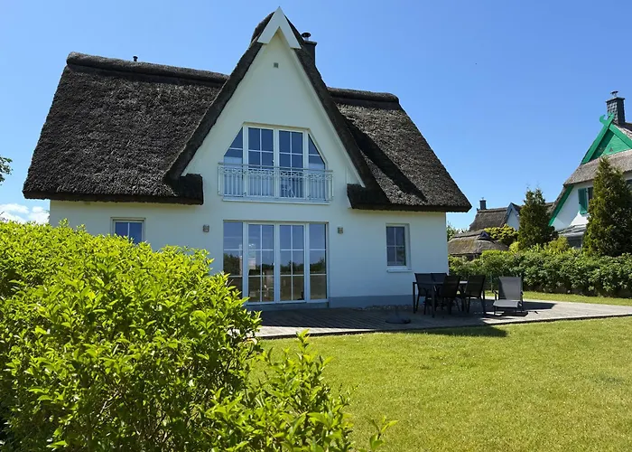 Reethaus Arkonablick, In Erster Reihe Am Kurpark Und Meer, Hunde Herzlich Willkommen וילה גלווה